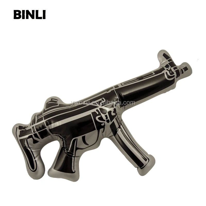 Promotional toy inflatable machine Gun / Military Rifles fancy dress accessory