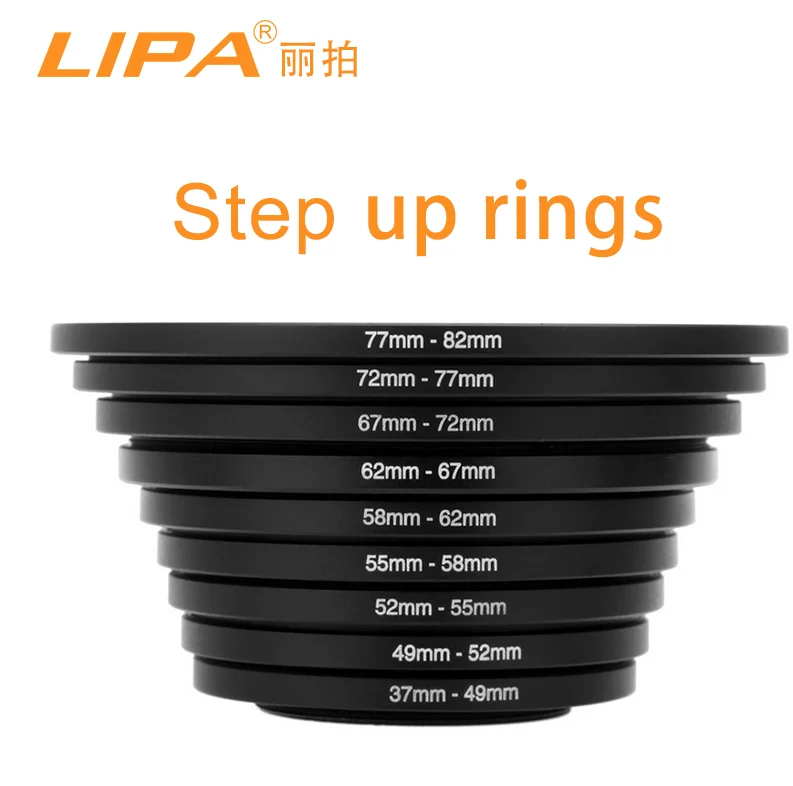
LIPA Step Up Step Down Adapter Ring Camera Lens Ring Filter ring  (60775349692)