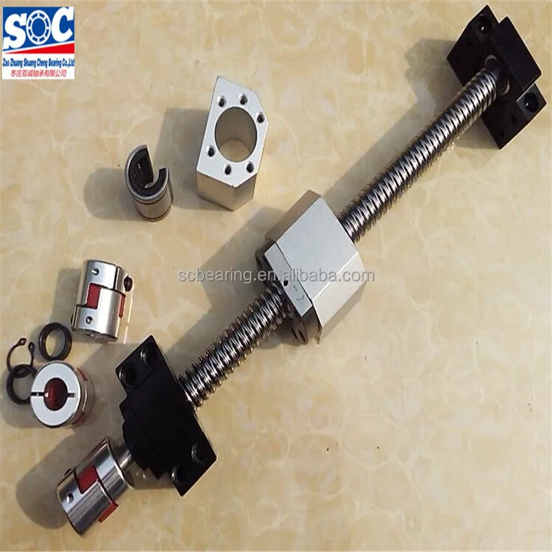 
25mm ball screw cnc machine bearing DFU2505 DFU2506 with screw nut 