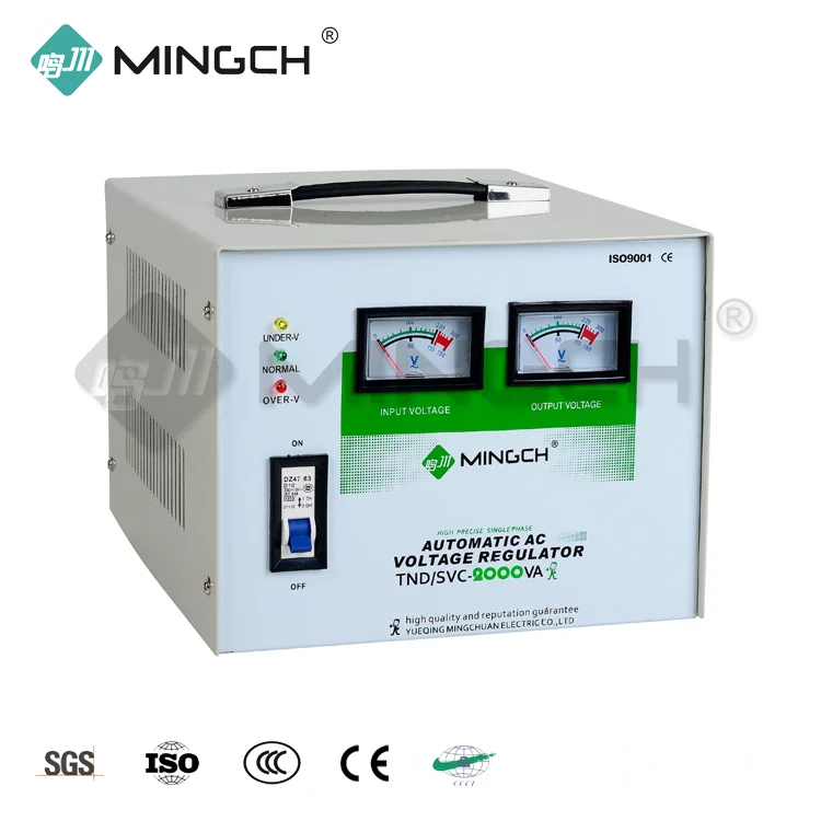 MINGCH Morocco Widely Use 10000W Tnd Series AC Single Phase Voltage Stabilizer