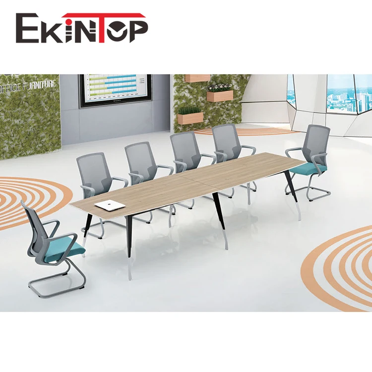 Ekintop modern style luxury oval conference table for 4 person