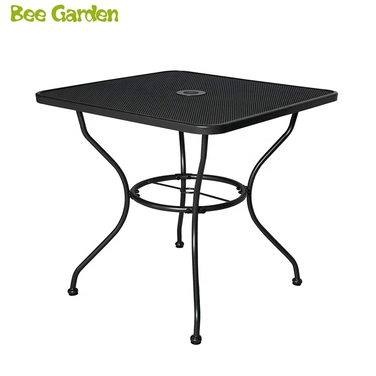 Steel Mesh Outdoor Metal Garden Table