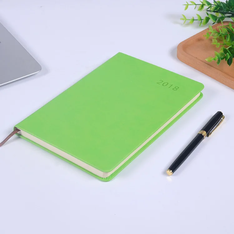 Wholesale 2019 A5 notebook Logo Customized Pocket Notepad PU Leather Diary Note Book Custom Hardcover Planner Journal