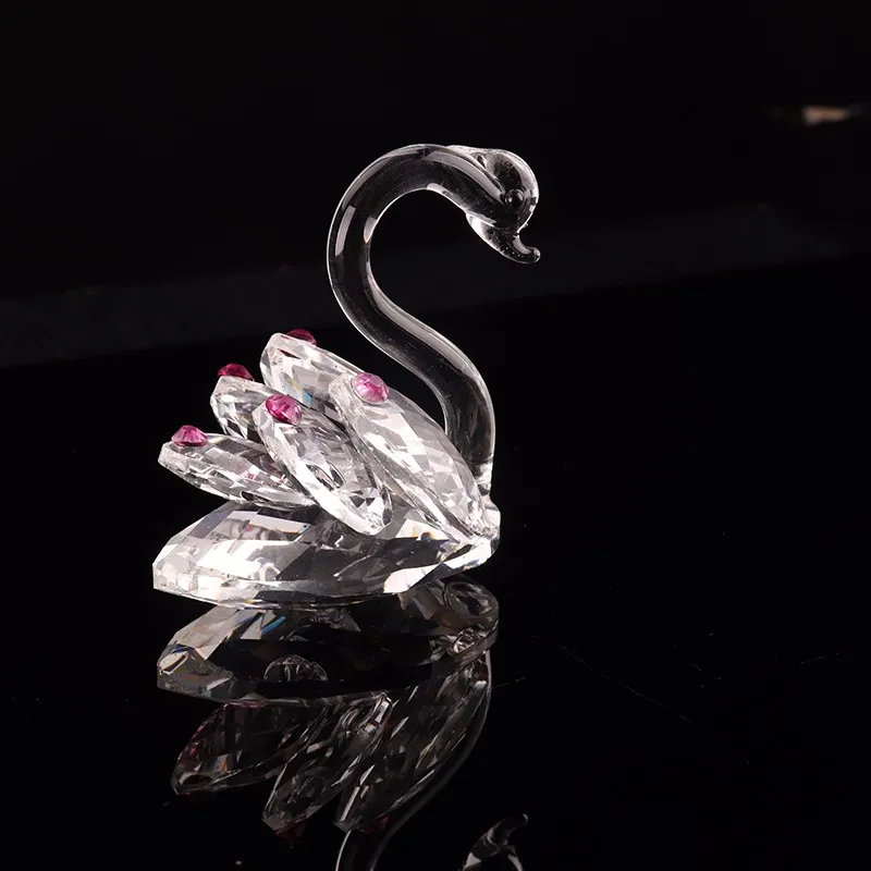 Креативное домашнее Хрустальное украшение, оптовая продажа, Хрустальный Лебедь, свадебный подарок, украшение для свадебной комнаты, хрустальное украшение