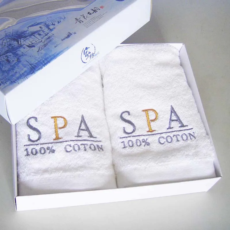 
Factory Supplie Custom Cheap High Quality Spa White Cotton Face Towels Gift 100% Cotton Wholesale 
