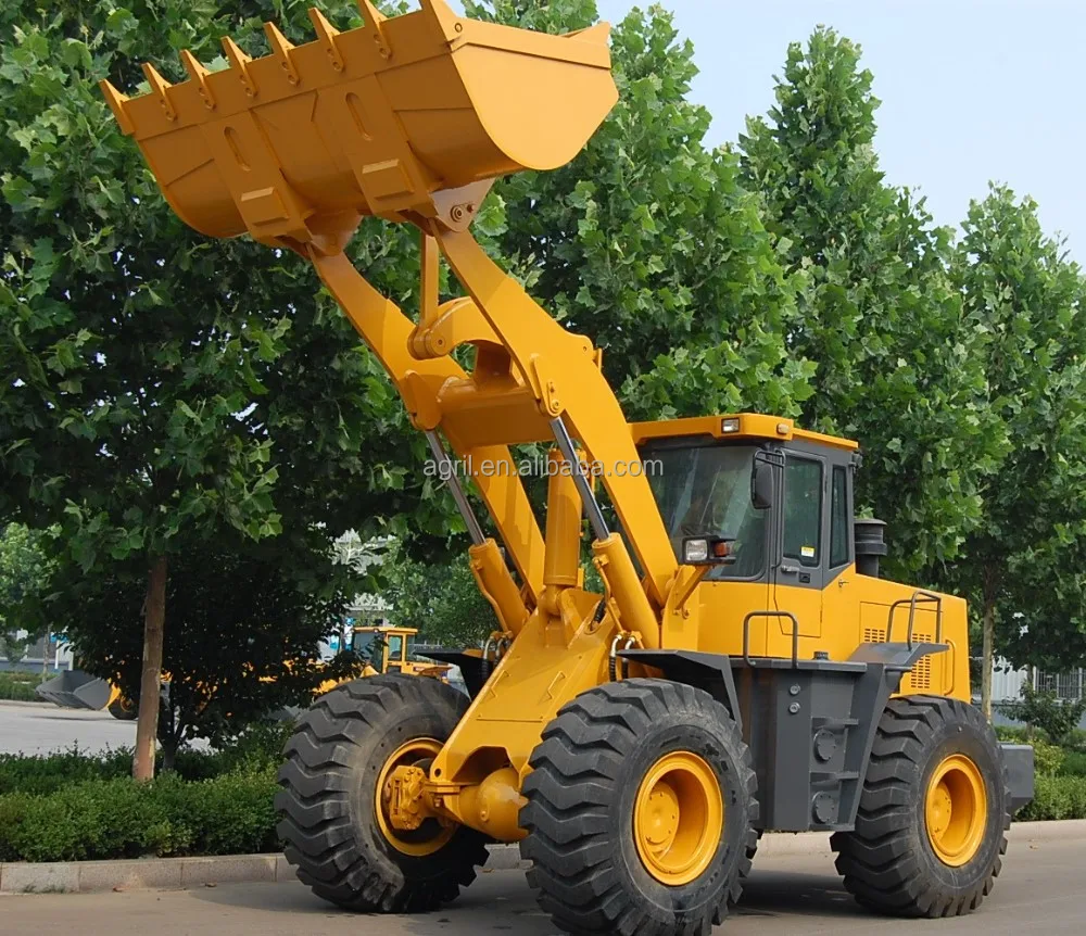 top quality hydraulic 5 ton wheel loader ZL50F zL956 with CE and cumminsengine joystick