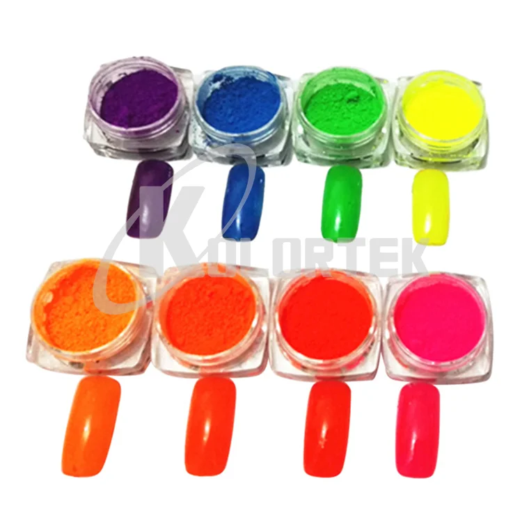 
Non-toxic neon color powder pigments for nail polish, wholesale neon color powder pigments, sale price neon color powder pigment 