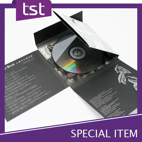 высокое качество пользовательского инновационные cd бумажник с печатью& упаковки
