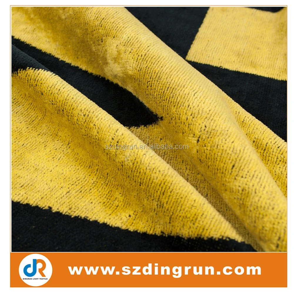  100% хлопковое велюровое пляжное полотенце с принтом