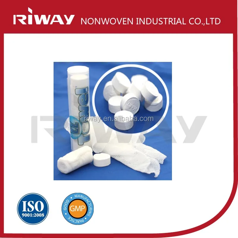 100% viscose compressed napkin