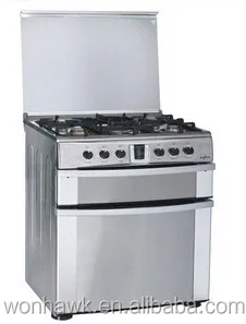 Stainless Steel Material and Electronic Ignition Ingition Mode 6 burner gas range