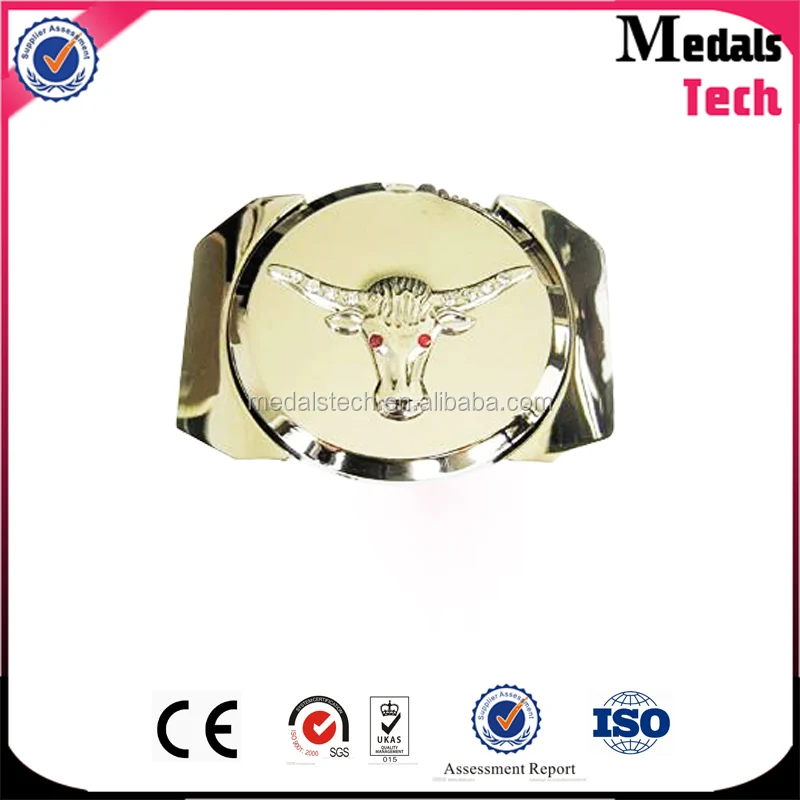 Design Your Own Custom Metal 3D Antique Gold dragon Head Belt Buckles