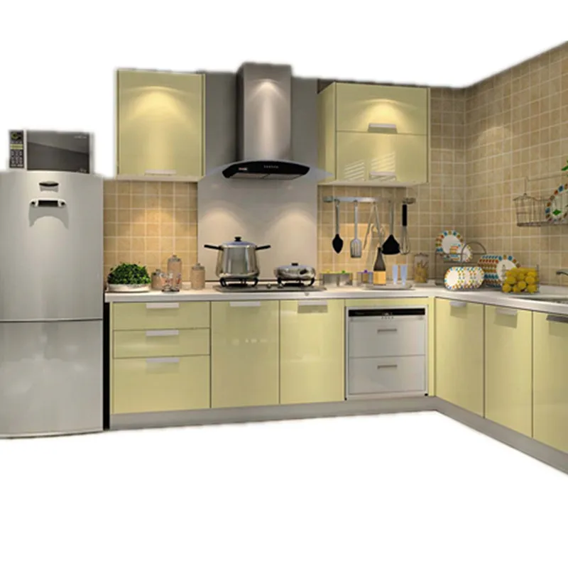 Malaysia hot sell inexpensive wood veneer kitchen cabinet