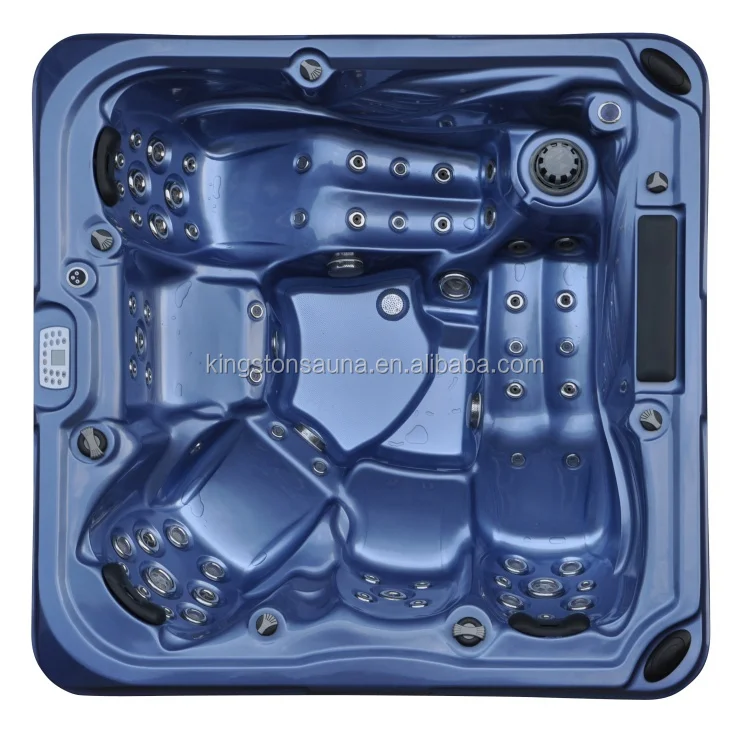 Aboveground fiberglass outdoor bathtub whirlpool with pop-up Speaker