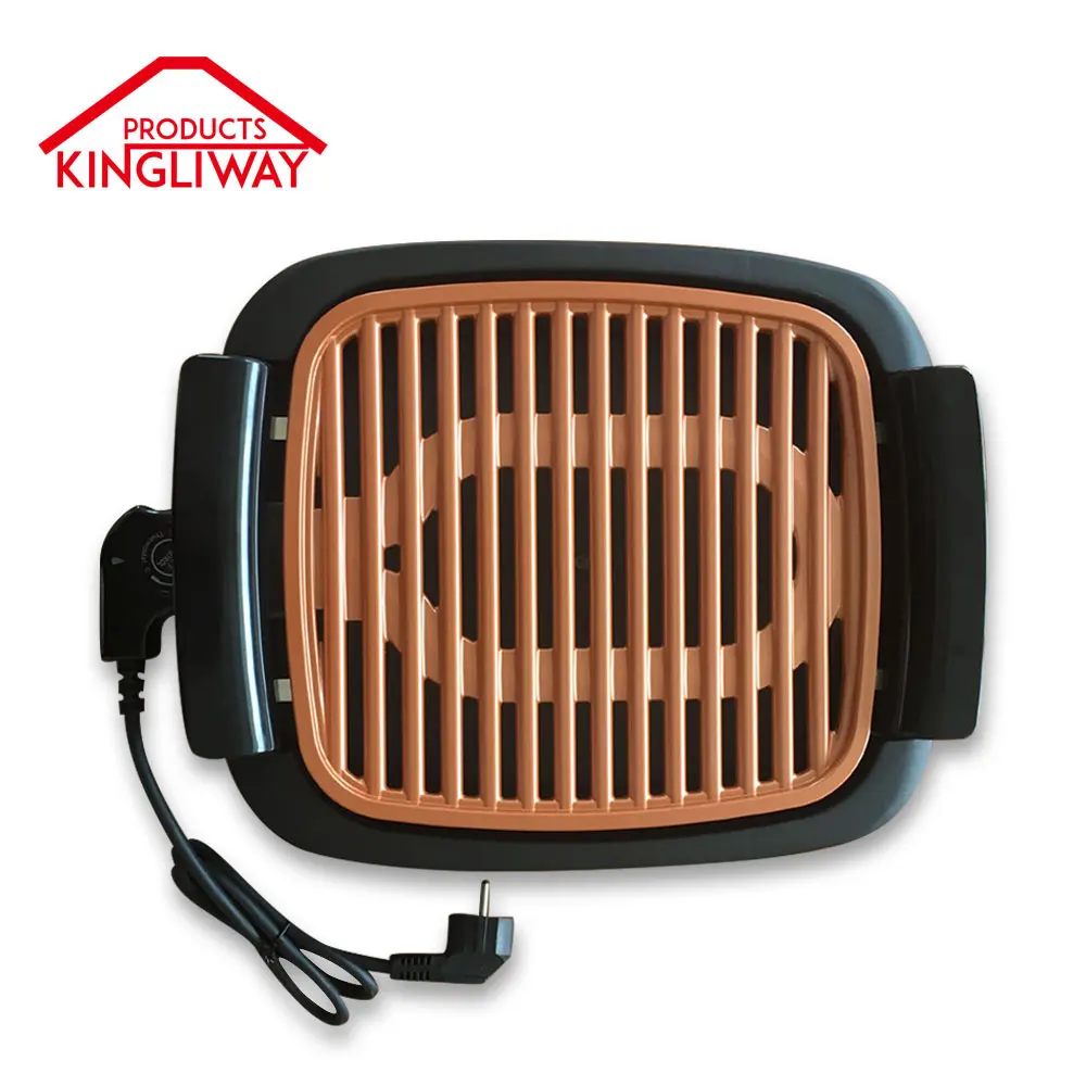 Моторная плита для барбекю, 6 шпашков, Бездымная электрическая вращающаяся барбекю-гриль