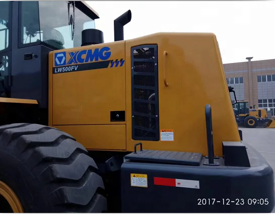 Chinese famous brand front end loader 5 ton wheel loader for sale loading machine LW500FV