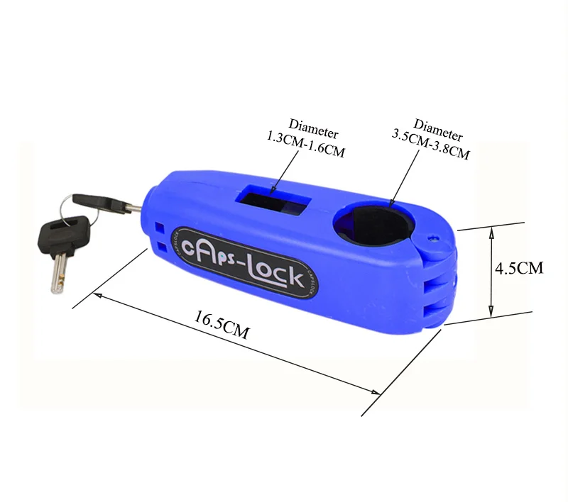 
Набор для блокировки дискового тормоза мотоцикла оранжевый, зеленый, желтый, красный, черный и синий. 