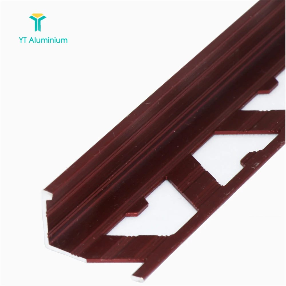 Customized Aluminum Tile Trim Profile L Shape T Shaped Metal Corner Edge Tile Trim