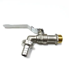 Лидер продаж, кран 1/2 дюйма, цинковая ручка, пластиковый разъем, латунные краны Bibcock, Цинковый высококачественный кухонный кран