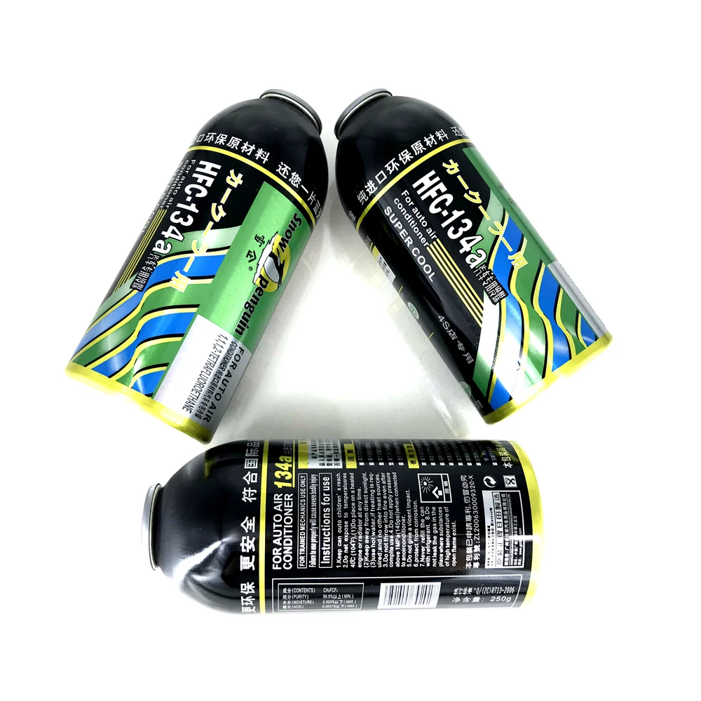 
China supplier cool gas r134a refrigerant auto air conditioner r134a refrigerant for sale 