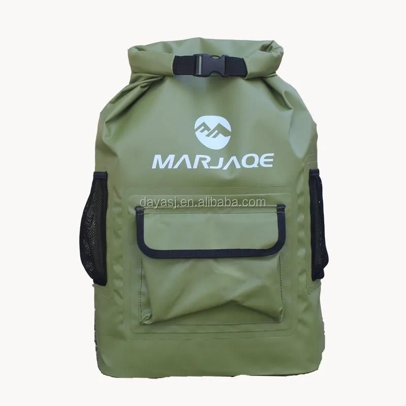 22 Liter Waterproof Backpack For Hiking Waterproof Foldable Backpack 500D PVC Tarpaulin
