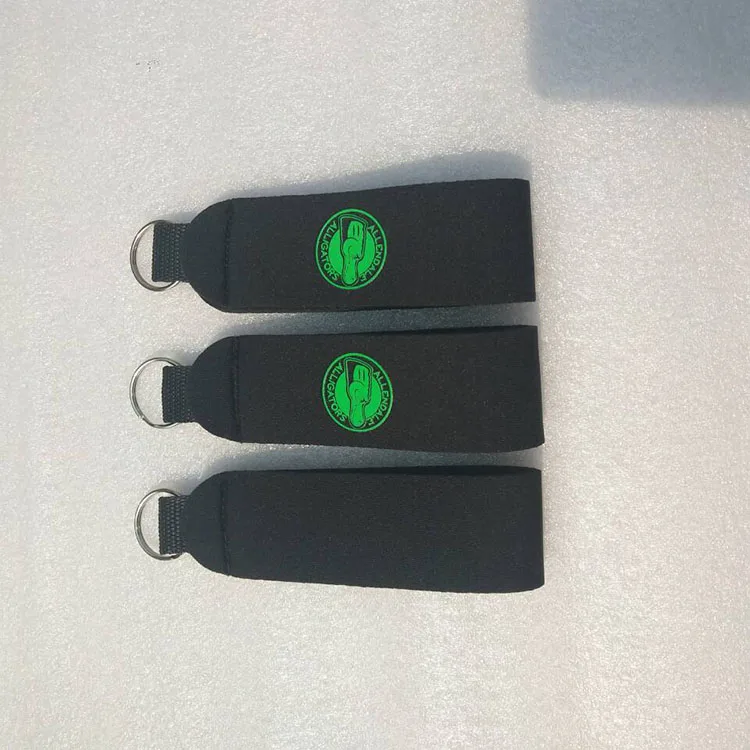 
Assorted durable neoprene wristle keychain wrist strap band keyholder 