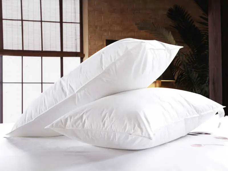 Machine Washable High Quality Goose Down Feather Pillow Feather Filled Pillow 70% Goose Down 30% Feather Pillow