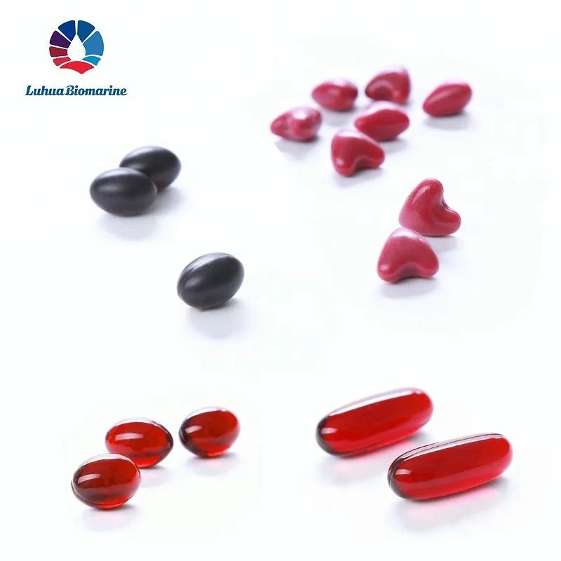 High astaxanthin and EPA/DHA omega3 krill oil capsule