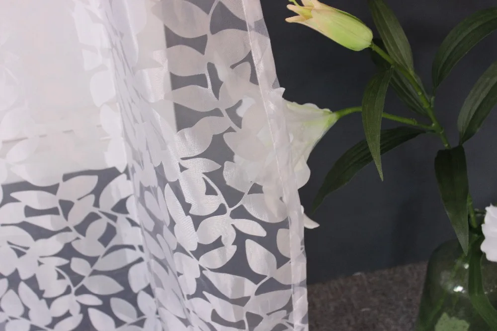 Home Textile Elegant Living Room Custom Design Roll Window Curtains Sheer