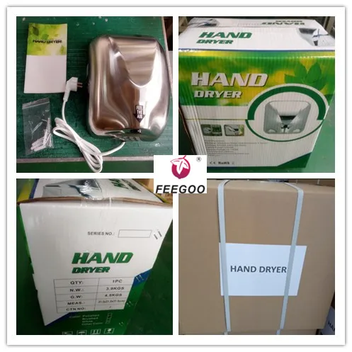 Гостиничный Автоматический Инфракрасный датчик высокоскоростная ручная сушилка из нержавеющей стали 304 # Jet