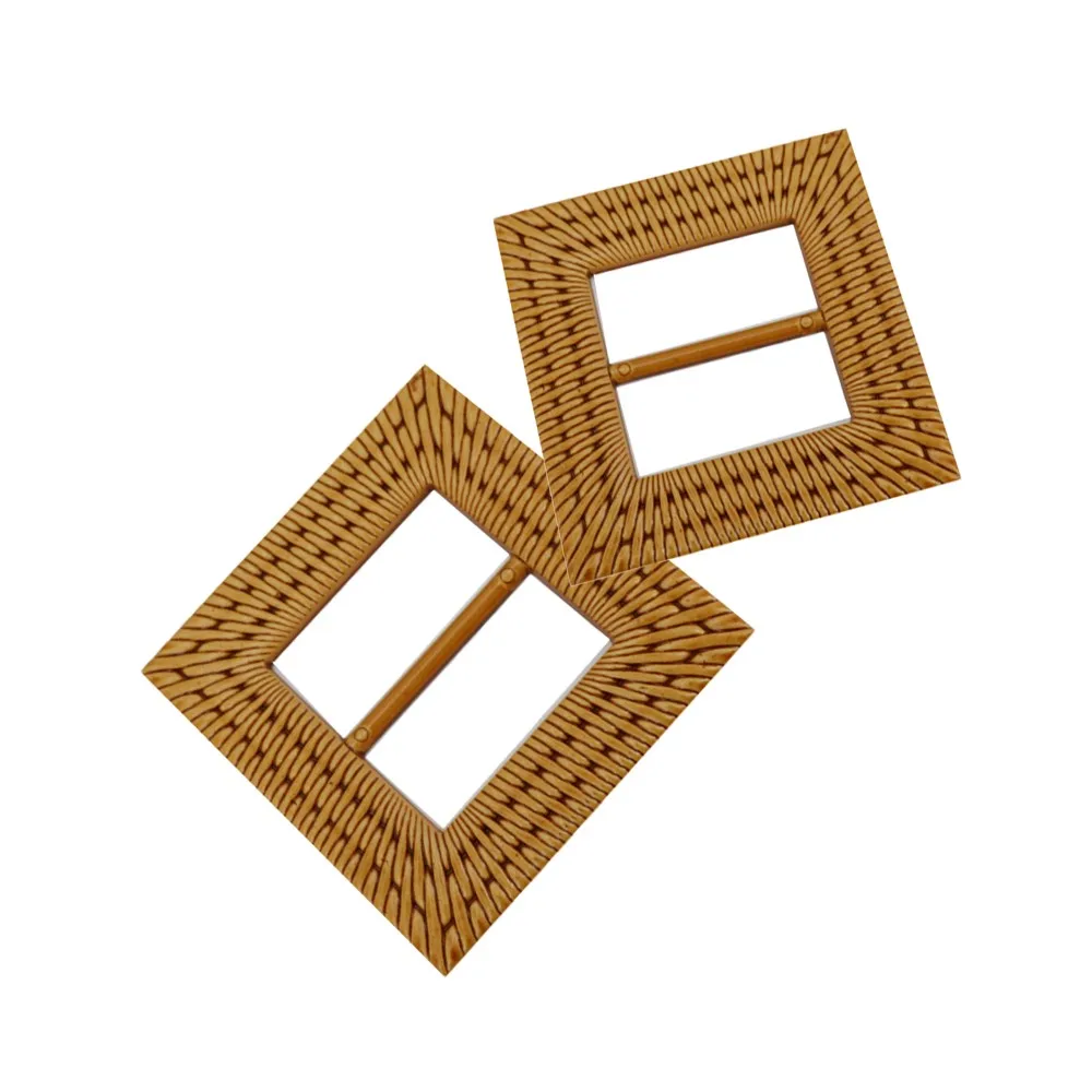 2024 Wholesale Bags Belt Buckles Factory Direct Selling Wood Belt Buckles New Design Buckle Beautiful Shape for Coat Belt