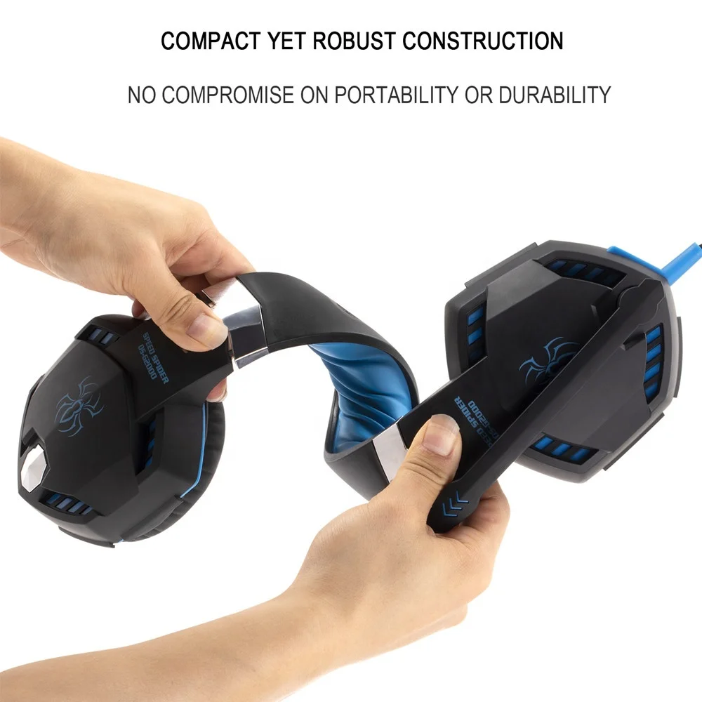 G2000 50mm Headphone Driver Wired Over-Ear Electronic Accessories 7.1 Headset Gaming Casque PS4