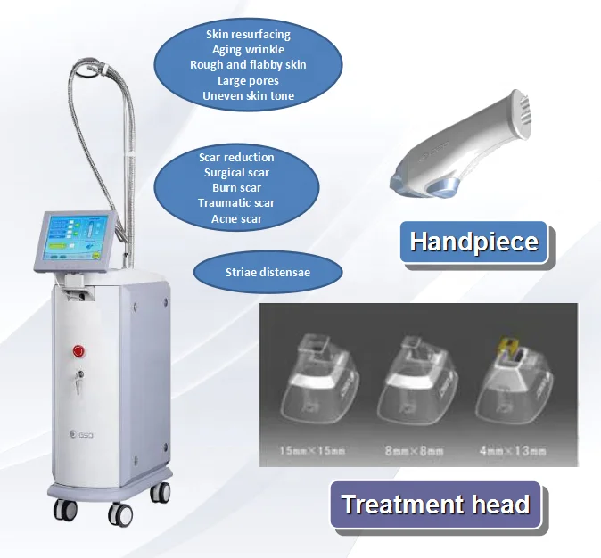 1550nm Fractional Laser Diode Aesthetics Equipment for Anti Aging and Acne Treatment