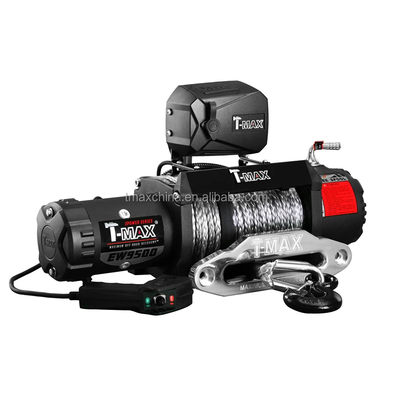 T-MAX X Power синтетическая веревочная лебедка IP68 12 В 4x4