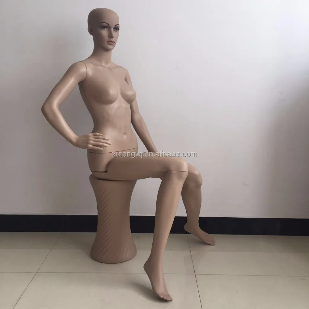Дешевые регулируемые телесного цвета, модель экранное стекло женский сидя представляют стиль пластиковый манекен