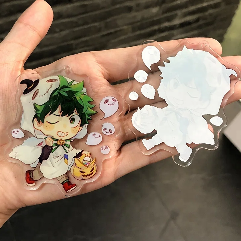 
Printed Customized plastic keychain make acrylic keychain with glitter epoxy hologram 