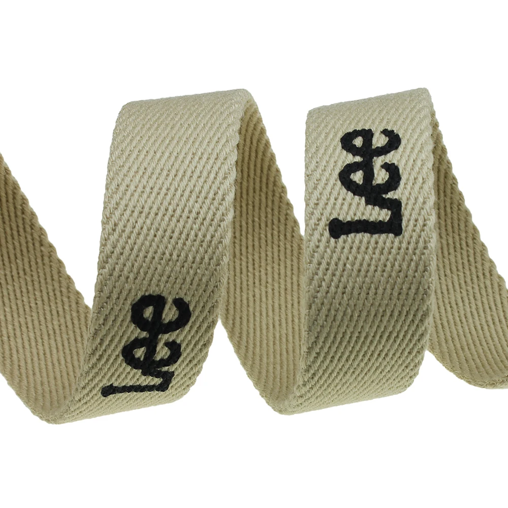 
Metal Beer Bottle Opener Buckle Cotton Canvas Belt for Promotion Gift 