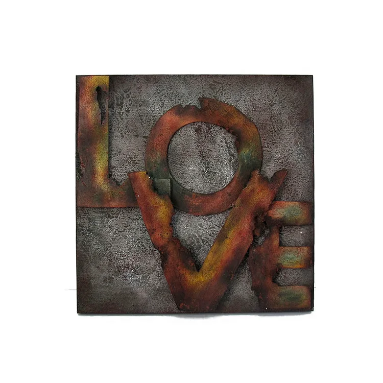 
Black rusted metal cool abstract outdoor wall art murals 