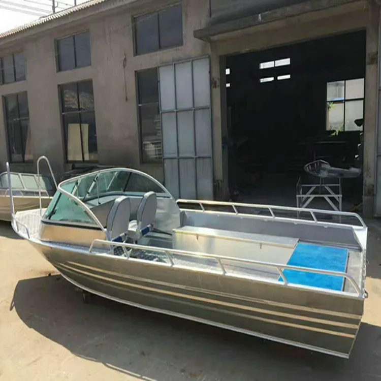 High speed boat aluminum work boat rowing boat