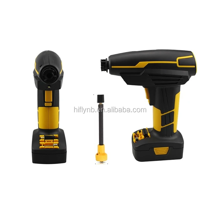 3883  HF-3635W WIRELESS  Car  Air Compressor, Portable Tire Inflator, Hand Held Air Pump with Digital LCD Rechargeable Li-ion