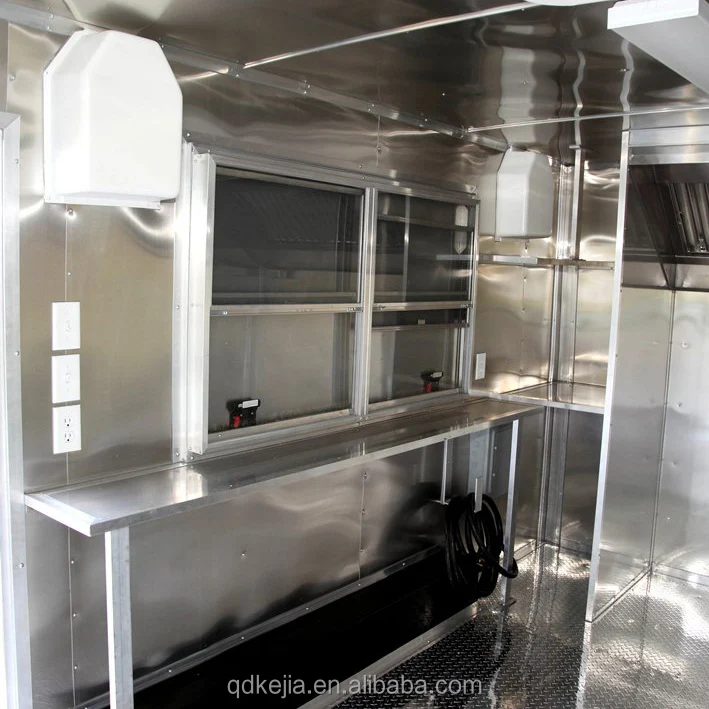 China Our Door Ice Cream fast food trailer for sale usa