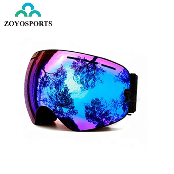 Детские лыжные очки ZOYOSPORTS, противотуманные детские лыжные очки с защитой от царапин, противоударные очки для сноуборда
