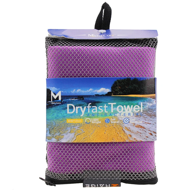 80% polyester 20%polyamide Microfiber Fabric towel