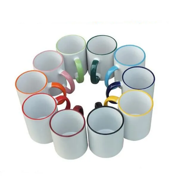 
Manufacturer custom printed coffee mug white sublimation blank ceramic mug 