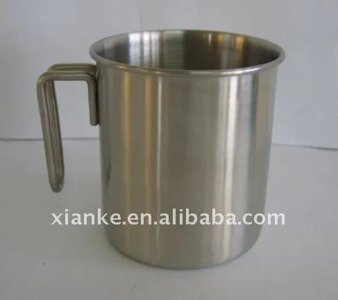 
Good Quality Stainless Steel Water Mugs Measuring Cup With Handle 