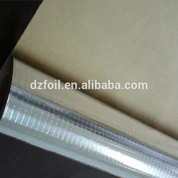 Aluminum Foil FSK Facing with fiberglass scrim kraft paper sarking barrier  radiant barrier