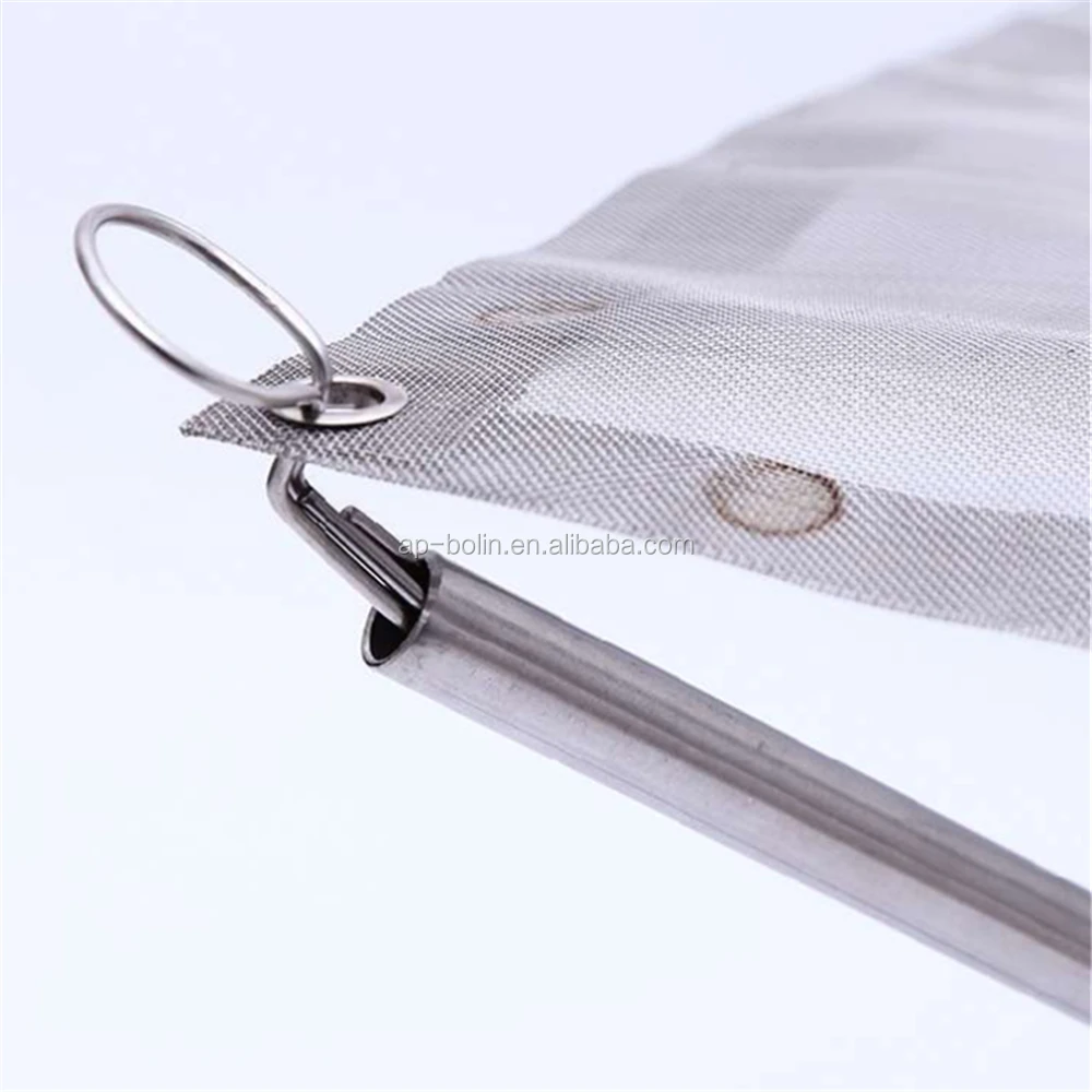 Portable Stainless Steel Mesh Burning Stand Folding Outdoor Fire Pit