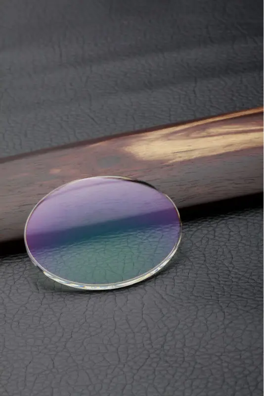 Eyeglass 1.61 ASP single vision blue block AR lens