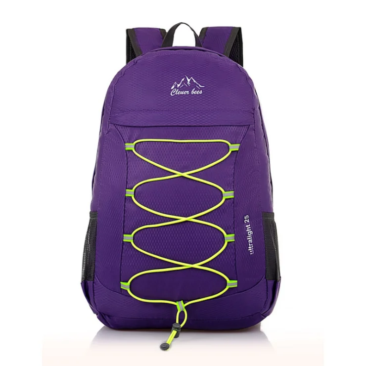 
Fashion design polyester foldable sports bag leisure backpack 