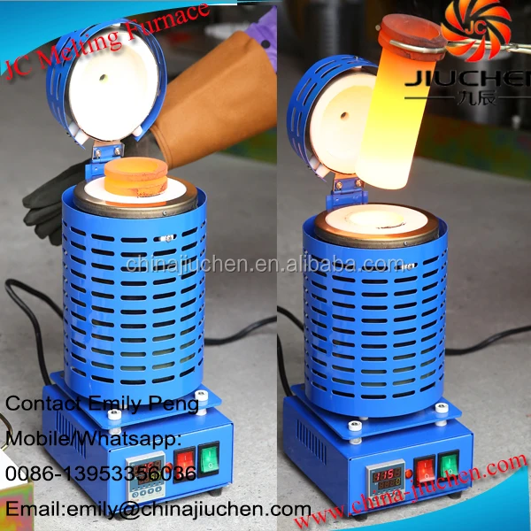 JC-K-220-2 Mini Portable Scrap Metal Melting Furnace